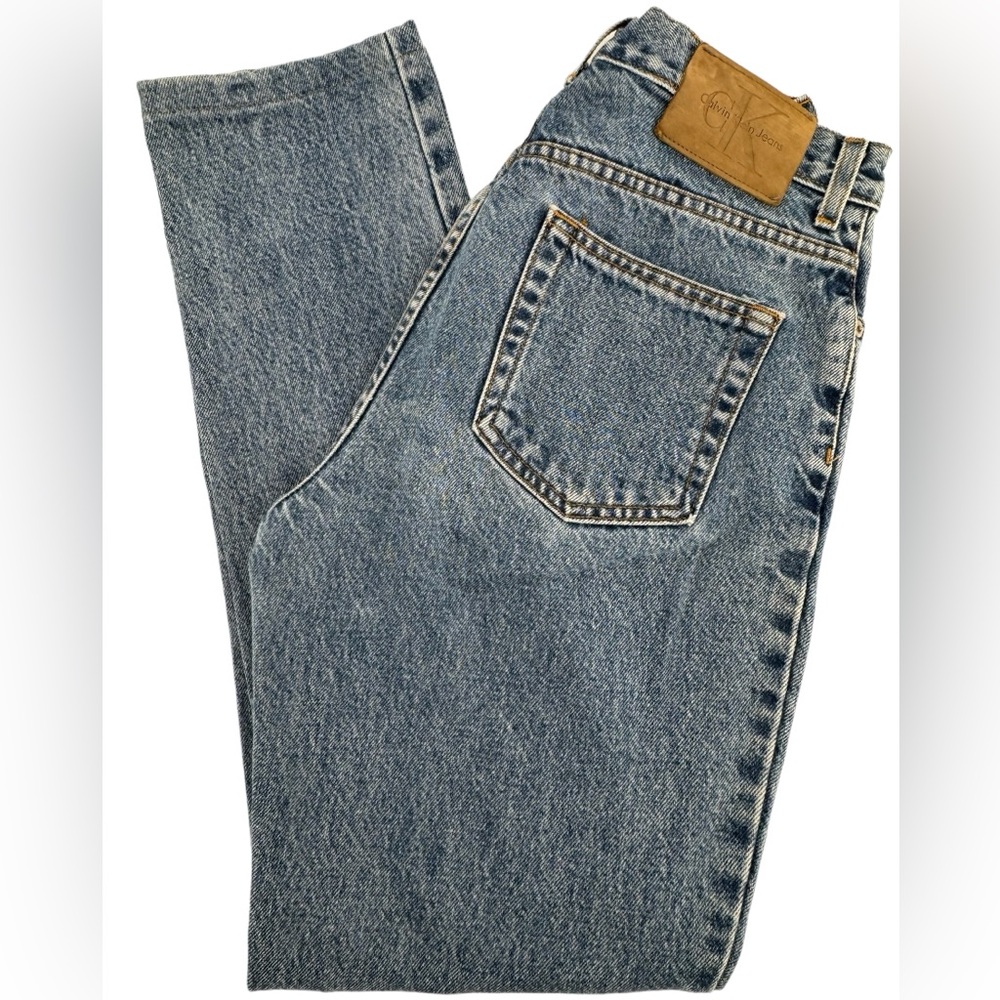 Vintage Made in the USA High Waist Mom Jeans. Calvin Klein Size 8. 90’s